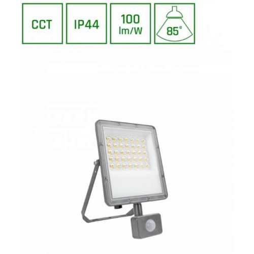 Naświetlacz halogen LED NOCTIS CCT zmienna barwa 30W IP44 245x150x53mm SZARY CZUJNIK RUCHU 5 lat gw. Spectrum LED - przechwytywanie[283].jpg